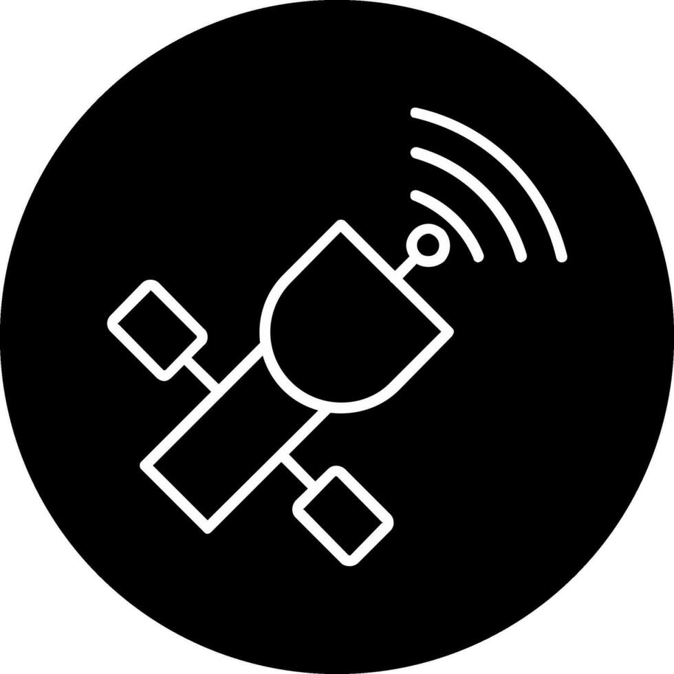 satelliet vector pictogram