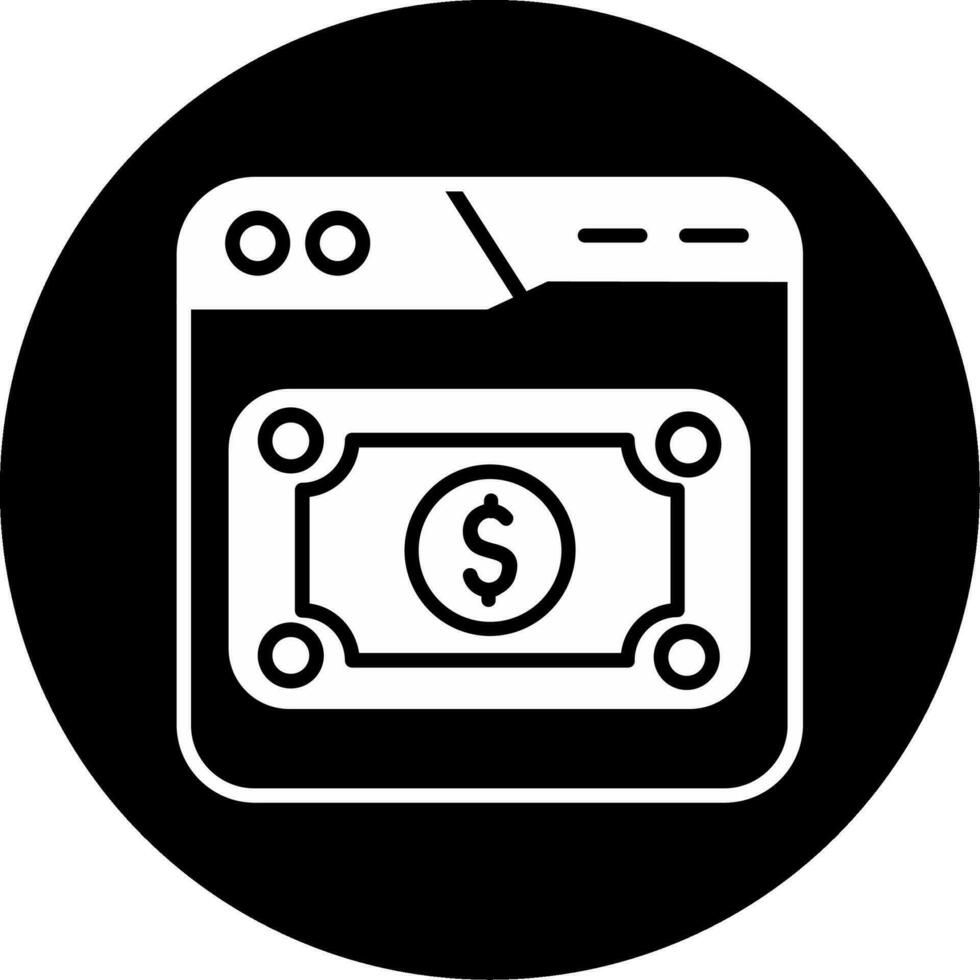 contant geld vector pictogram