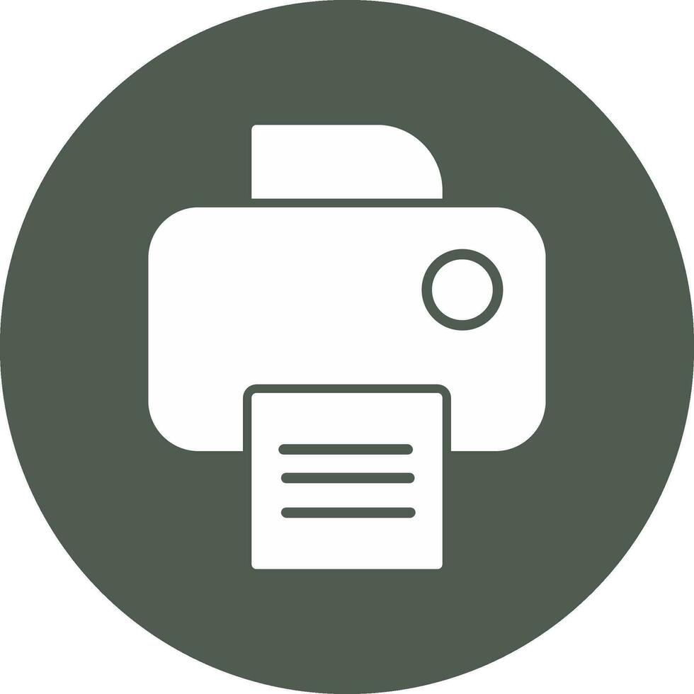 printer vector pictogram