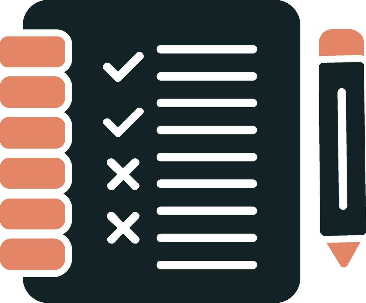 controlelijst vector pictogram