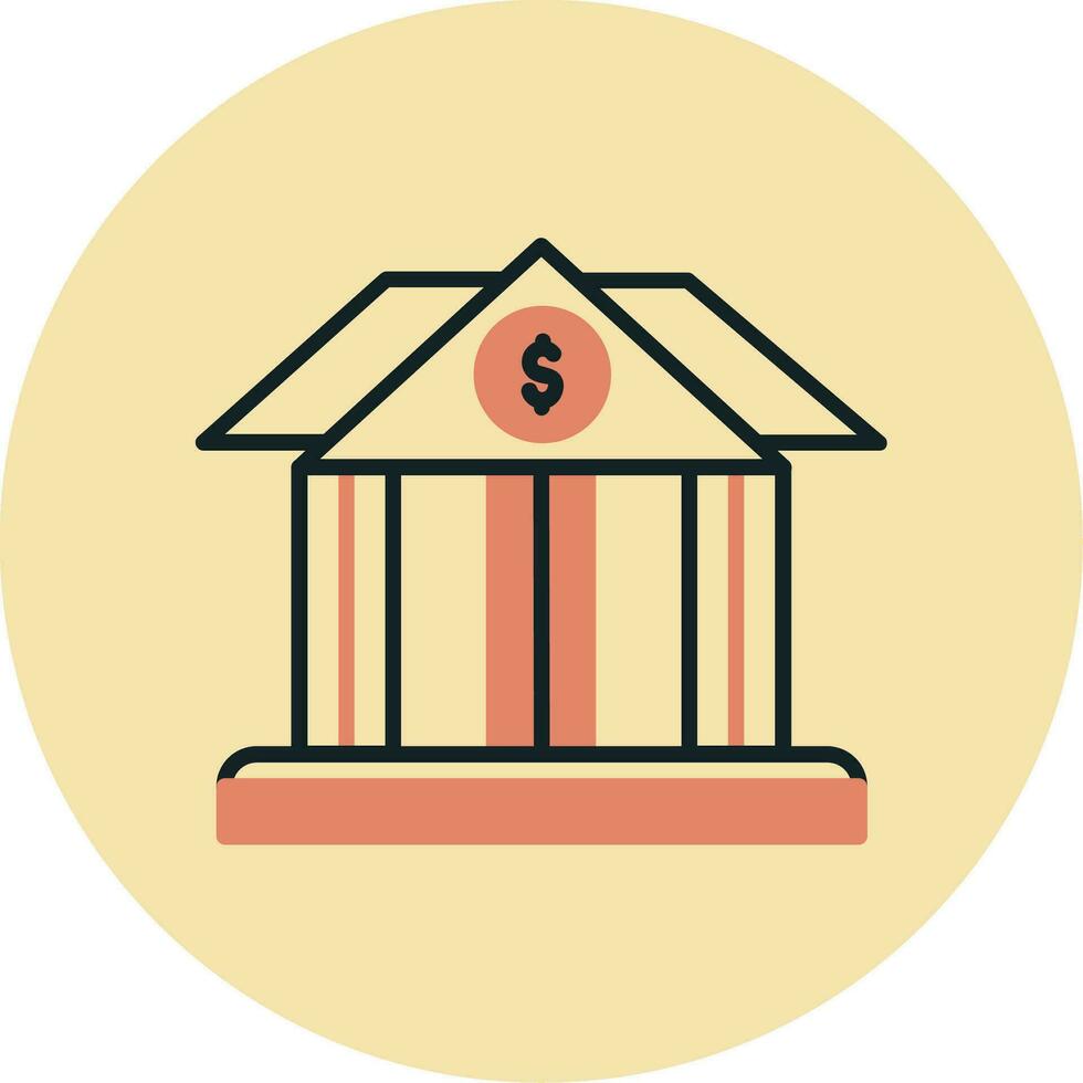 bank vector pictogram