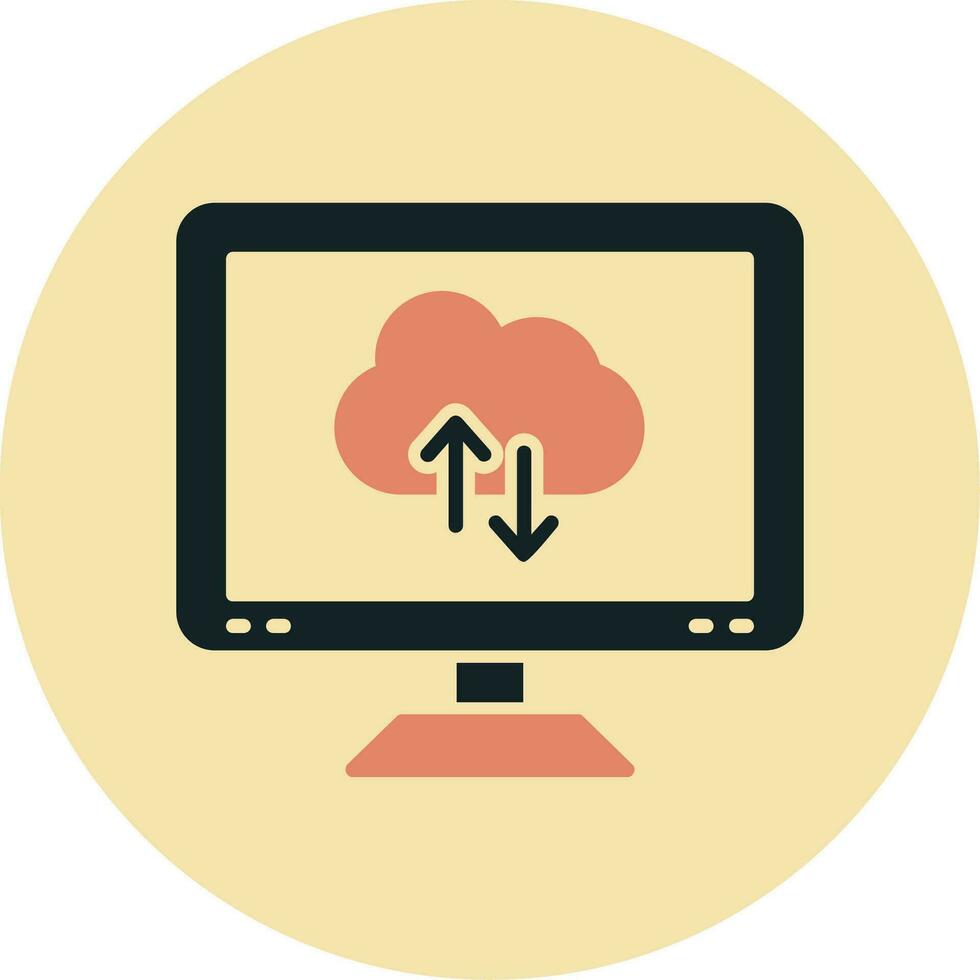 cloud computing vector icon