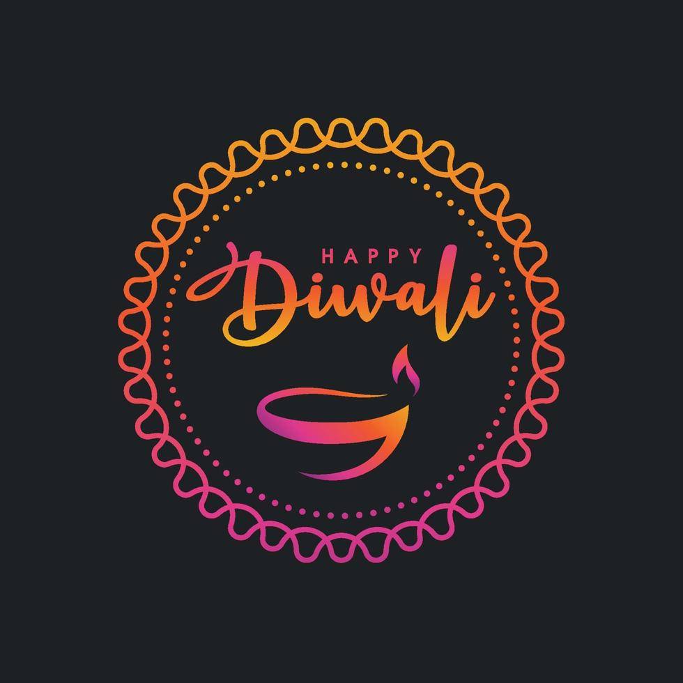 gelukkige diwali vector pictogram ontwerp illustratie