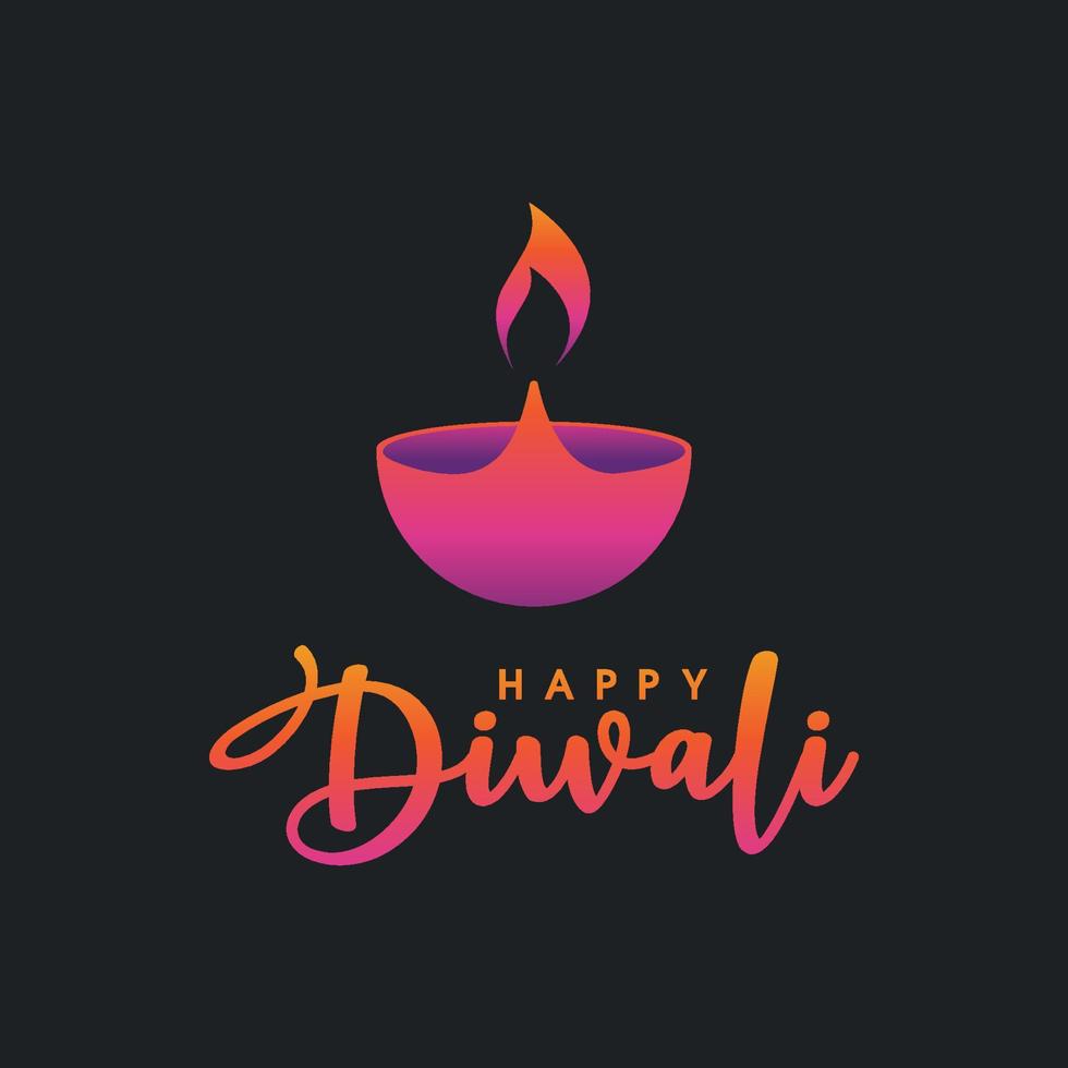 gelukkige diwali vector pictogram ontwerp illustratie