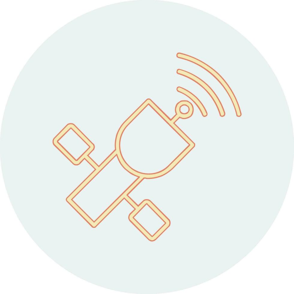 satelliet vector pictogram