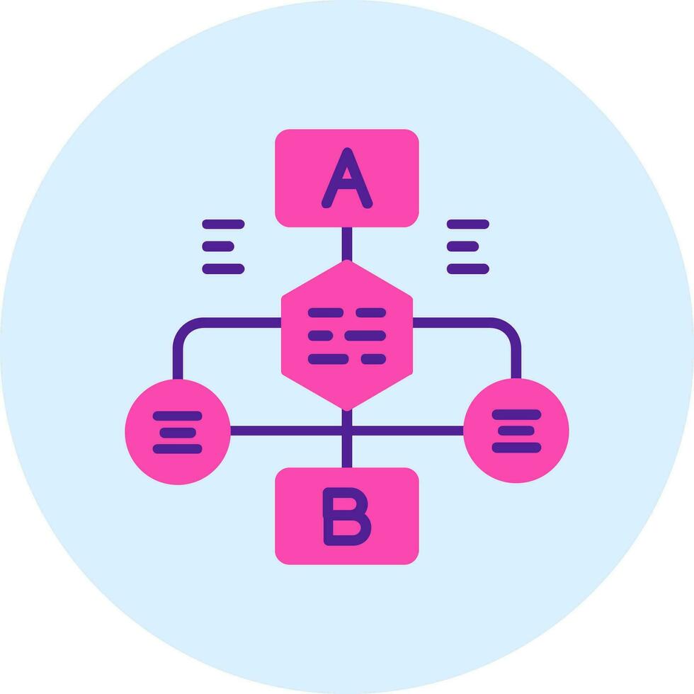 stroomdiagram vector pictogram