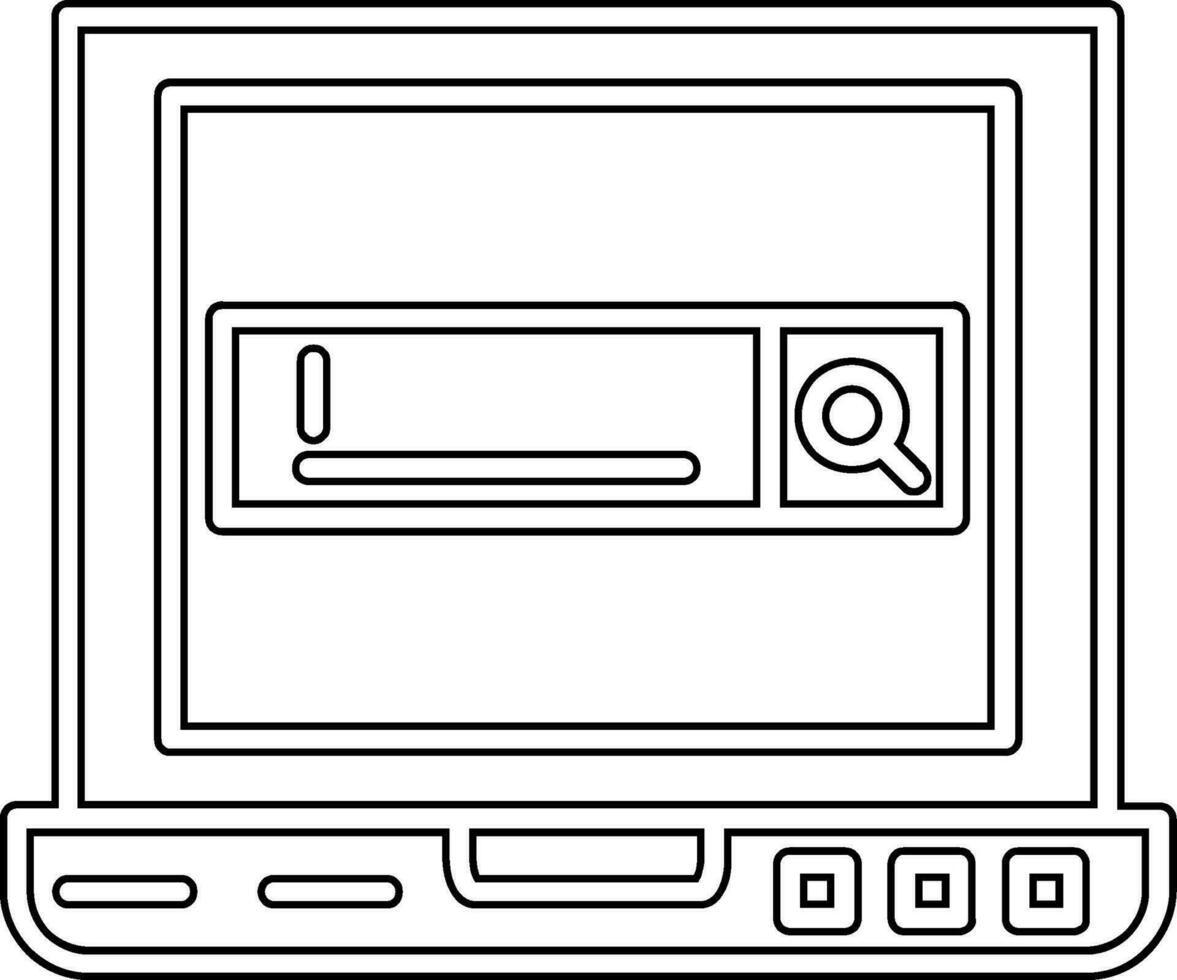 zoek vector pictogram