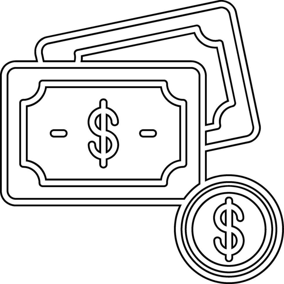 geld vector pictogram