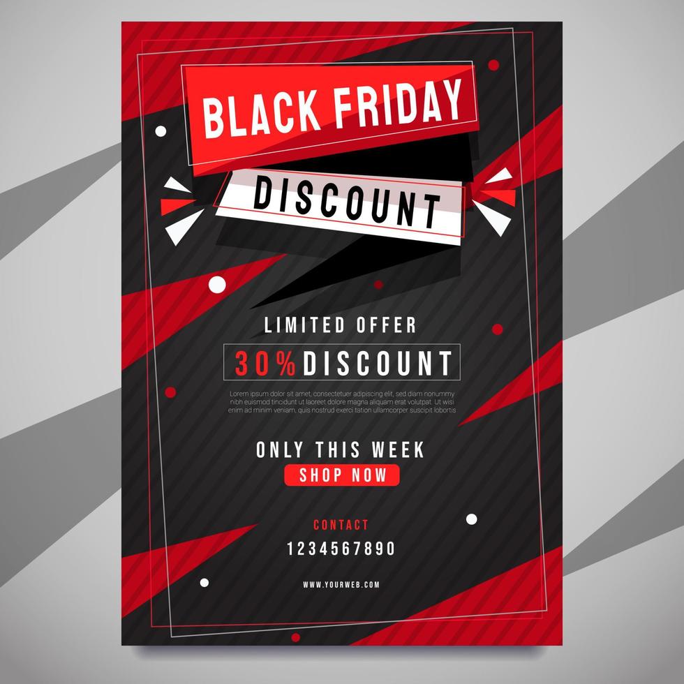 Black Friday-kortingskaart vieren vector