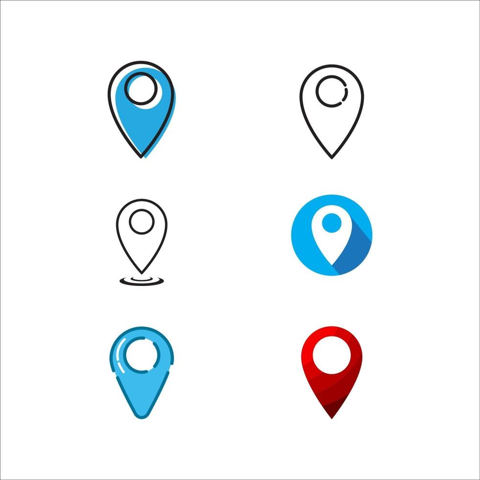 locatie punt pictogram vectorillustratie vector