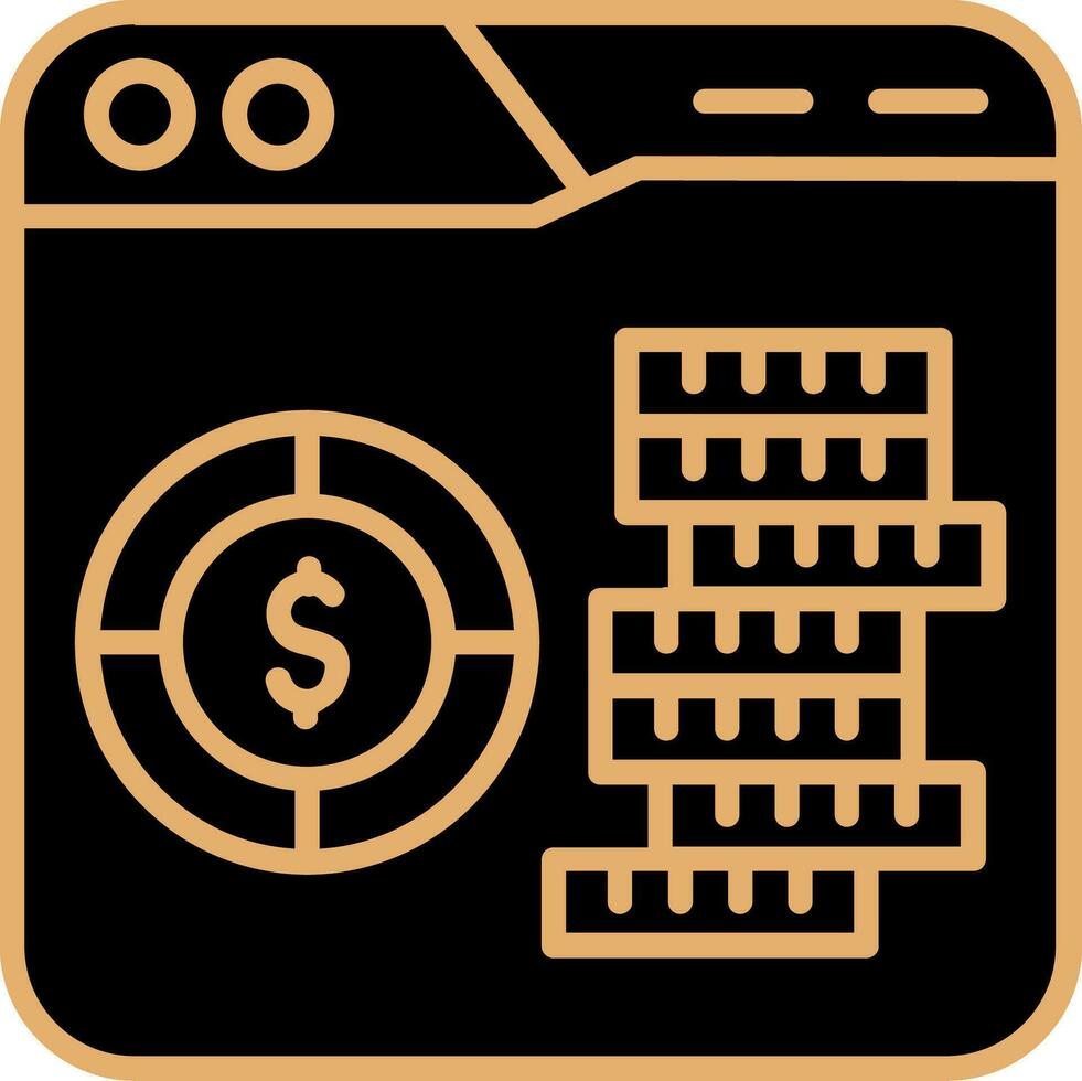 contant geld vector pictogram