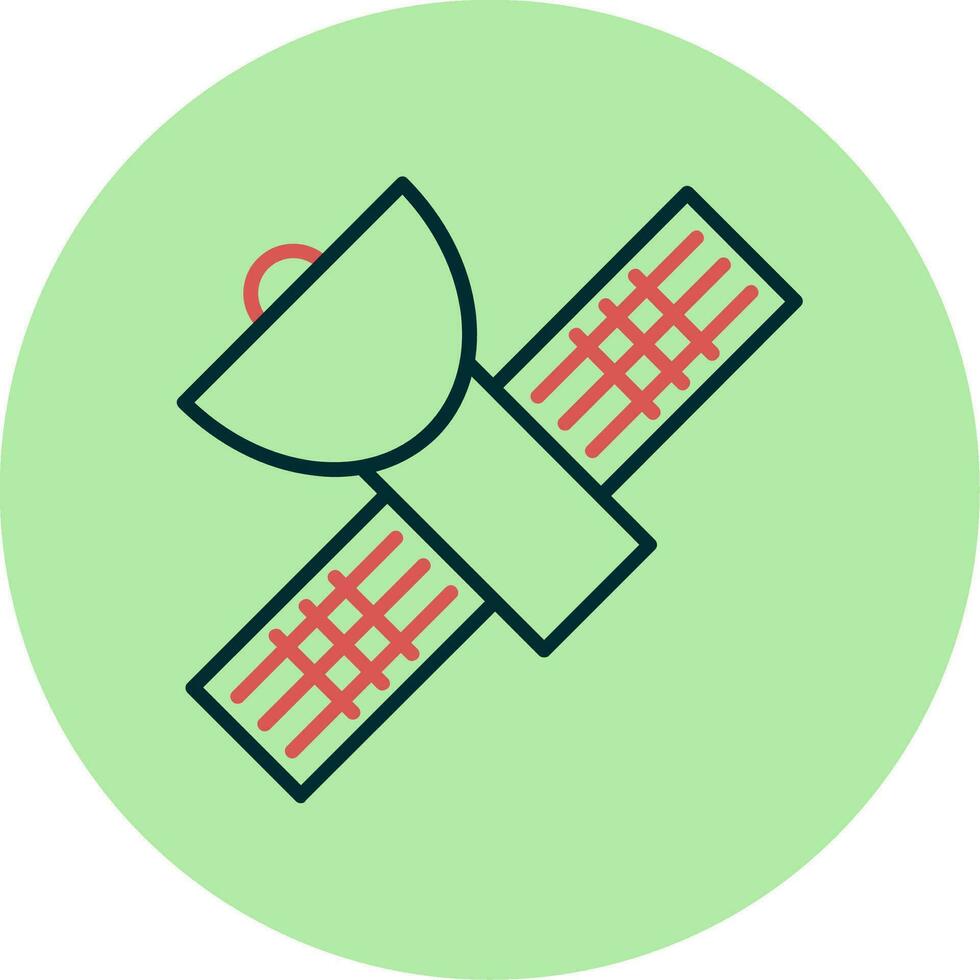 satelliet vector pictogram