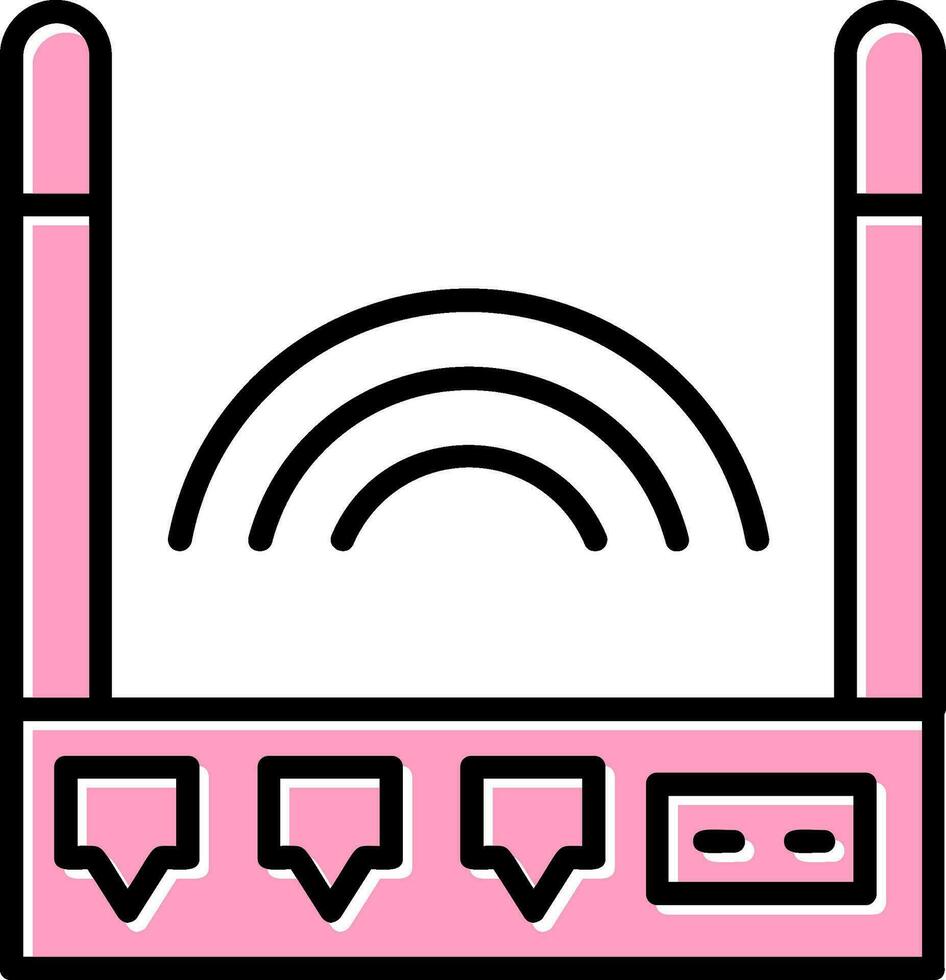 router vector pictogram