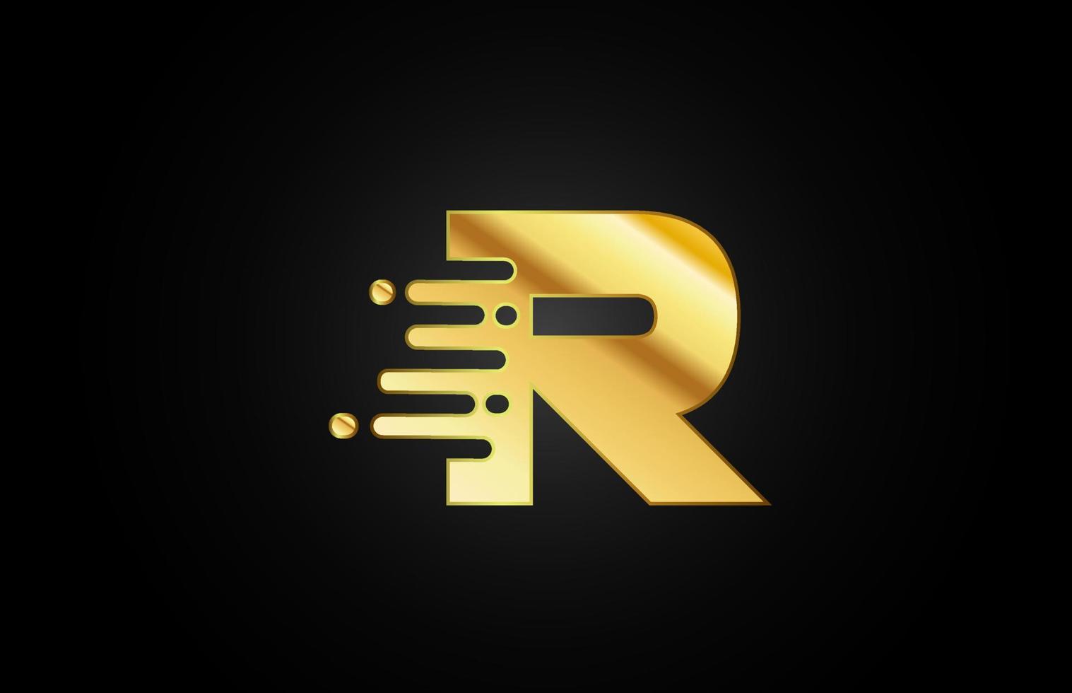 r letter logo icoon voor zaken en bedrijf vector