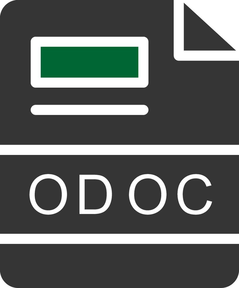 odoc creatief icoon ontwerp vector