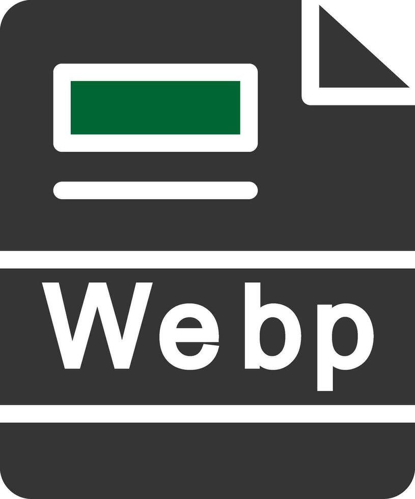 webp creatief icoon ontwerp vector