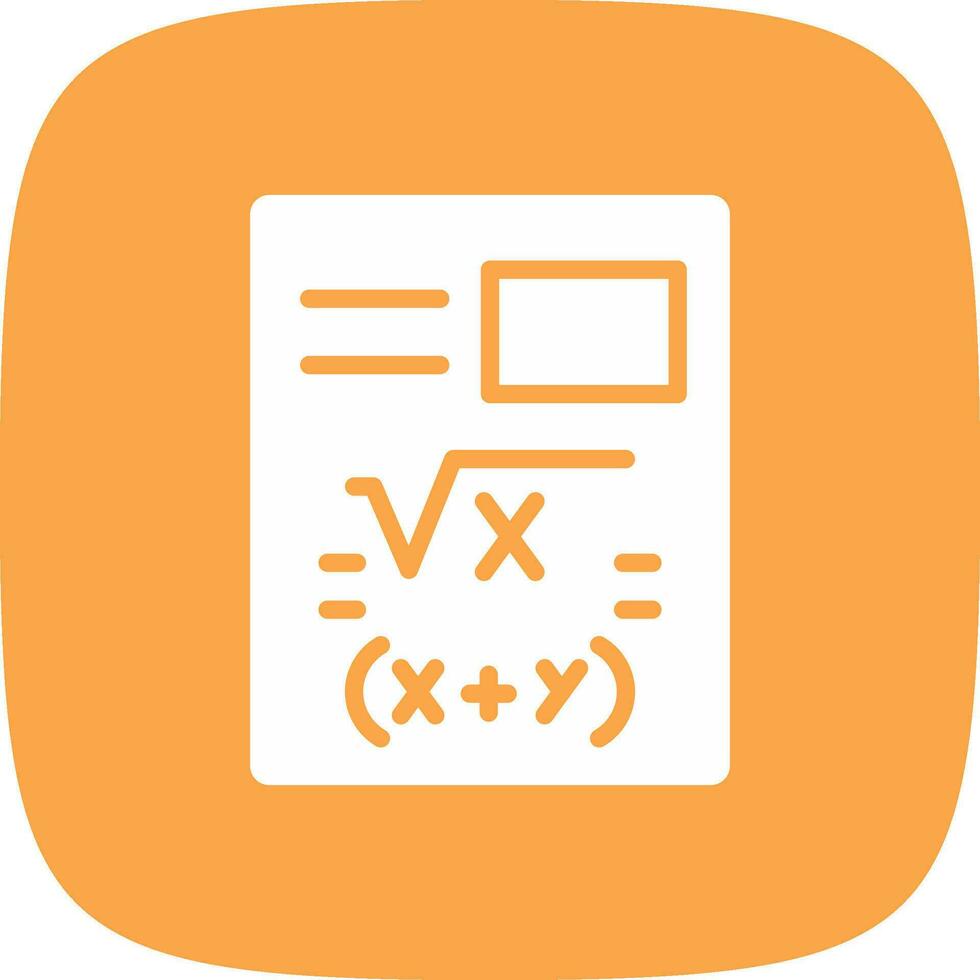 wiskunde creatief icoon ontwerp vector