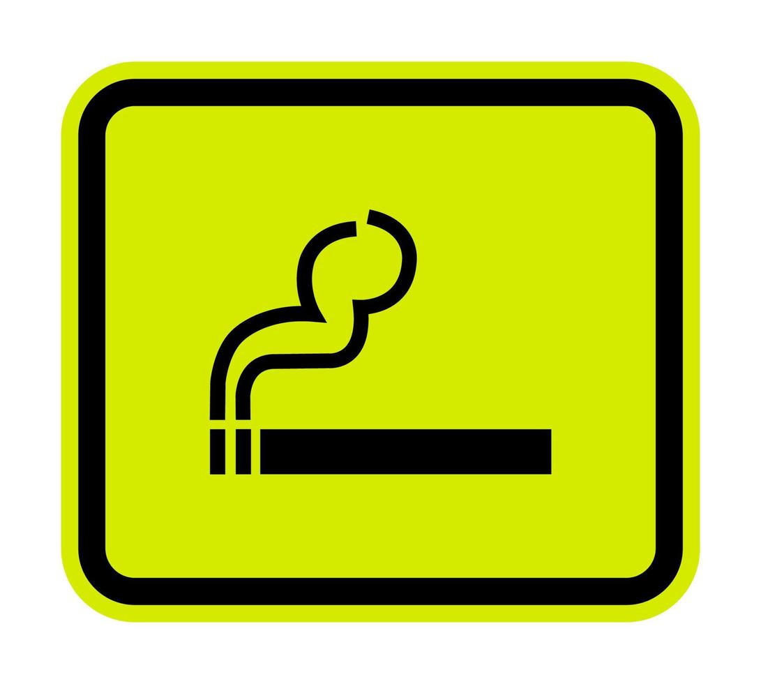 niet roken symbool teken isoleren op witte achtergrond, vector illustratie eps.10