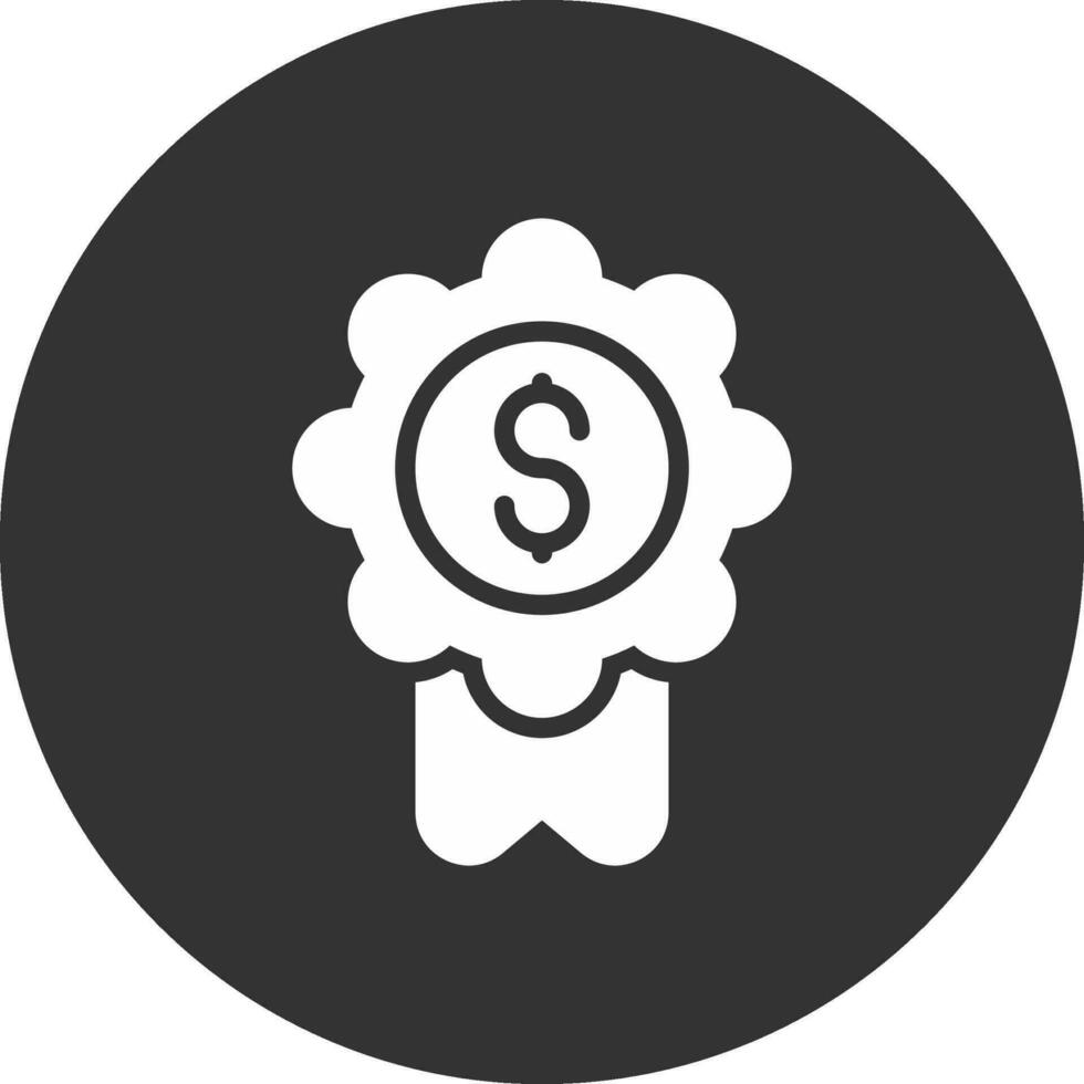 badge-dollar creatief icoon ontwerp vector