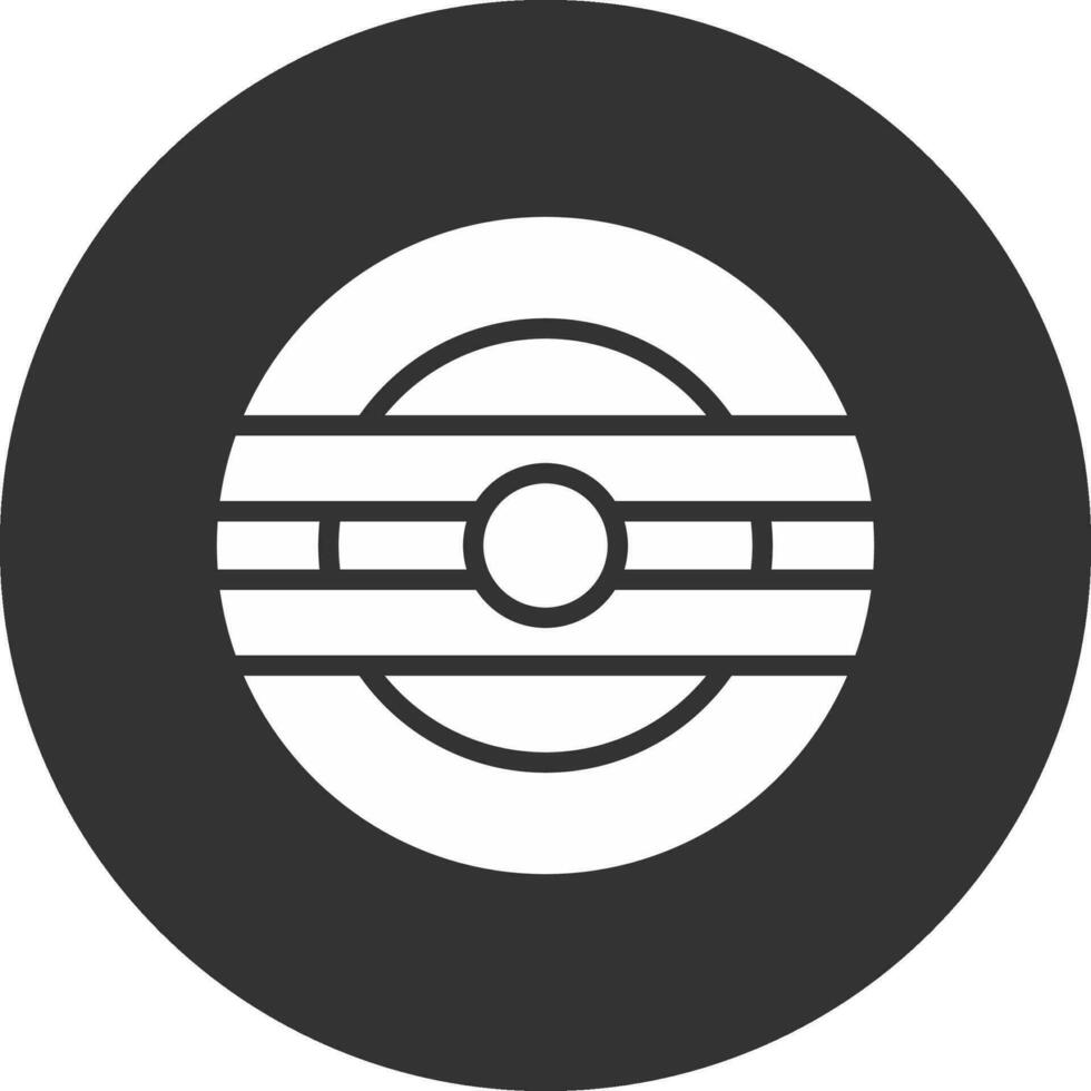 glyph ronde cirkel veelkleurig ontwerp vector