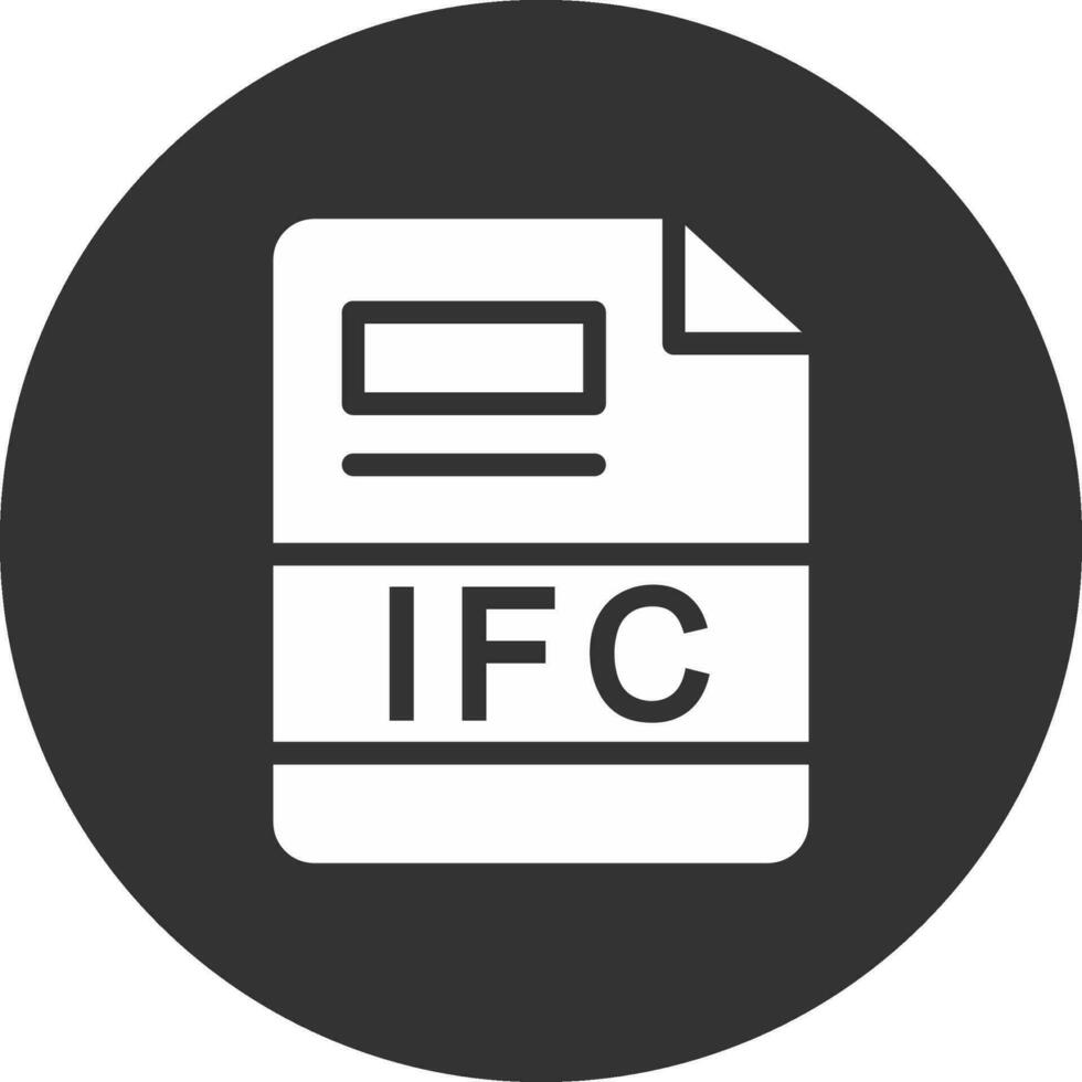 ifc creatief icoon ontwerp vector