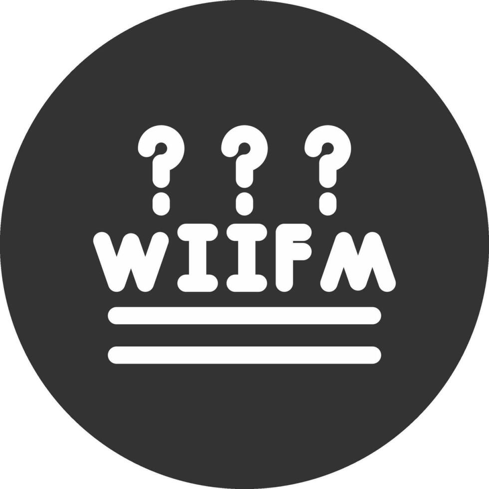 wiifm creatief icoon ontwerp vector