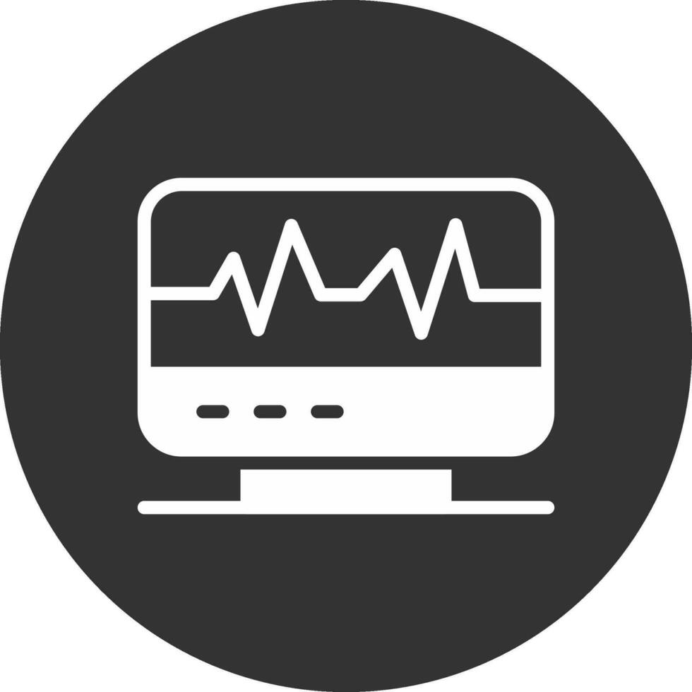 elektrocardiogram creatief icoon ontwerp vector