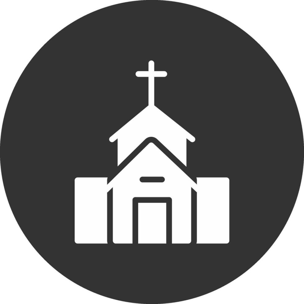 kerk creatief icoon ontwerp vector