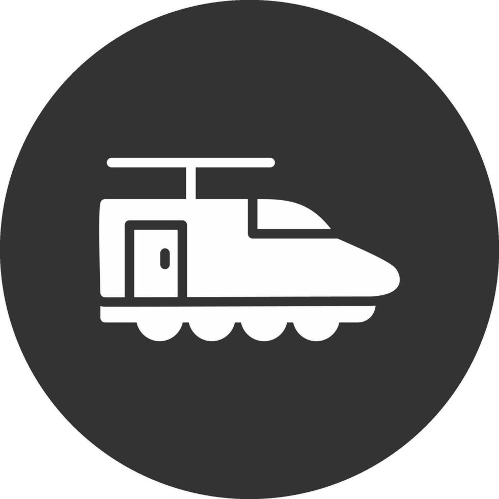 elektrisch trein creatief icoon ontwerp vector