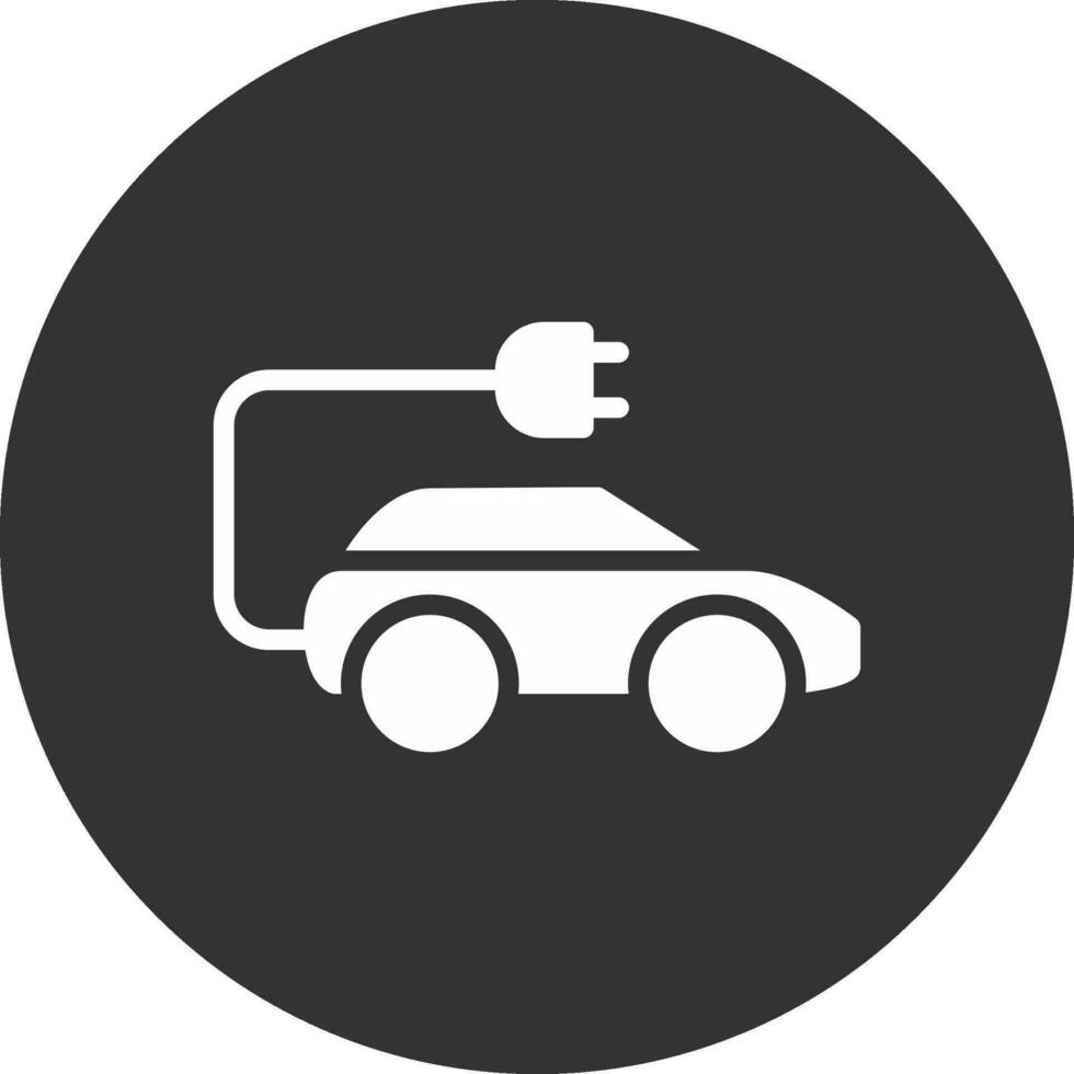 elektrisch auto creatief icoon ontwerp vector