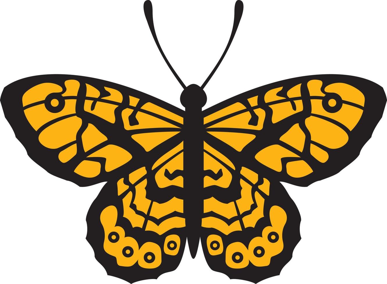 vlinder insect kleur vector