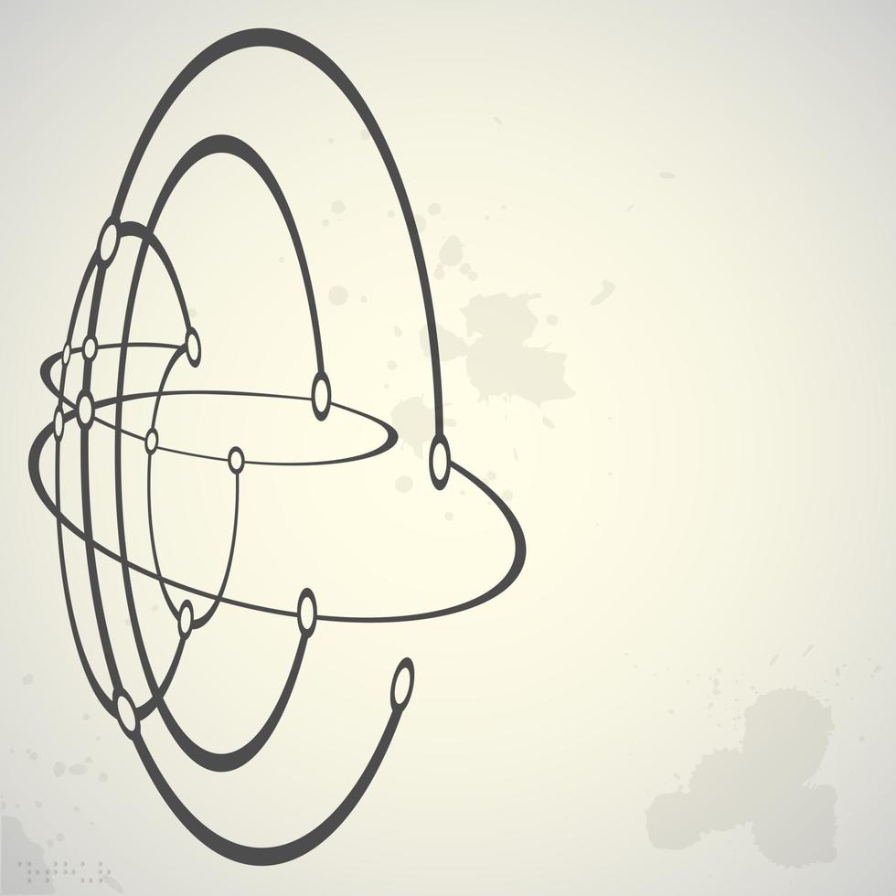 abstracte achtergrond in technologiestijl vector