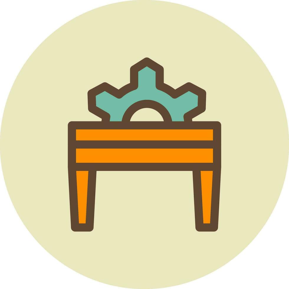 tafel zag creatief icoon ontwerp vector