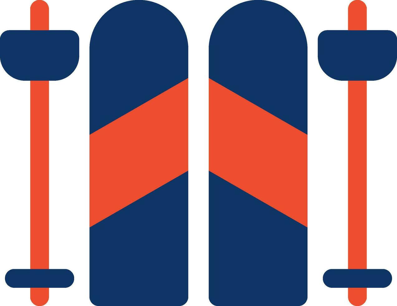 skis creatief icoon ontwerp vector