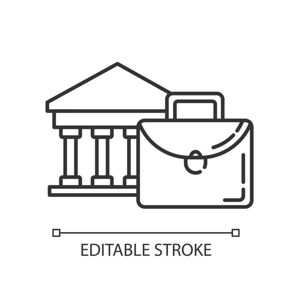 lineaire pictogram voor zakelijke industrie vector