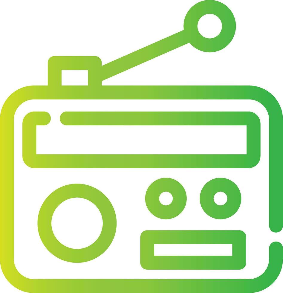 radio creatief icoon ontwerp vector