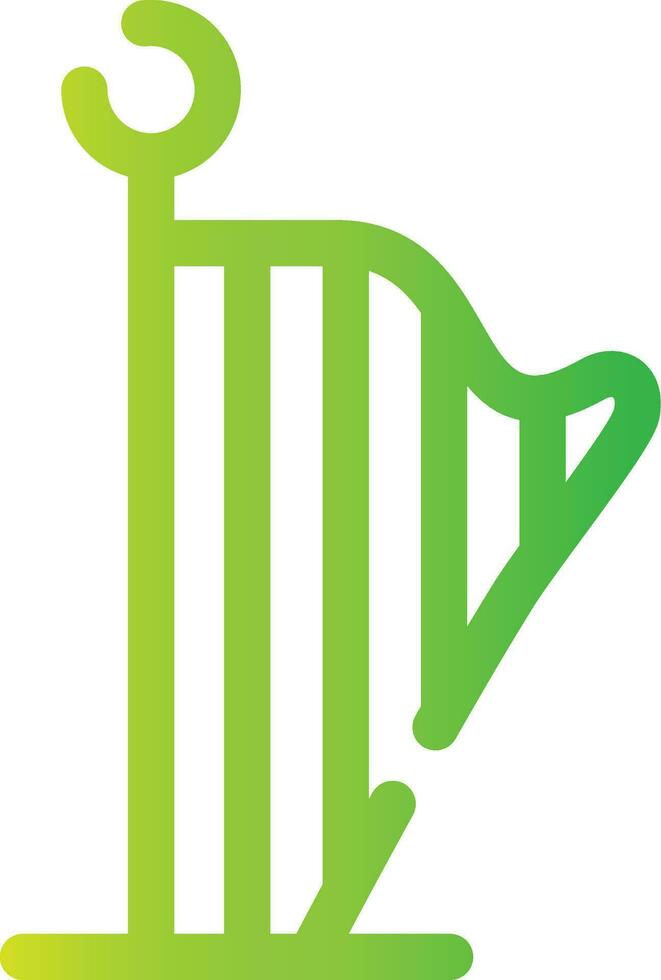 harp creatief icoon ontwerp vector