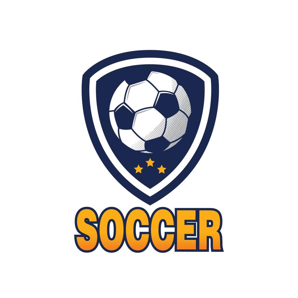 voetballogo, amerika logo, klassiek logo vector