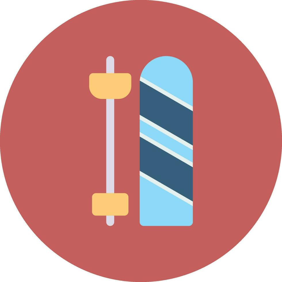 skis creatief icoon ontwerp vector