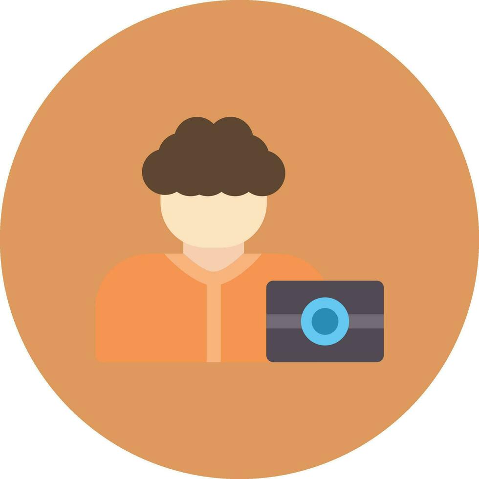 fotograaf creatief icoon ontwerp vector