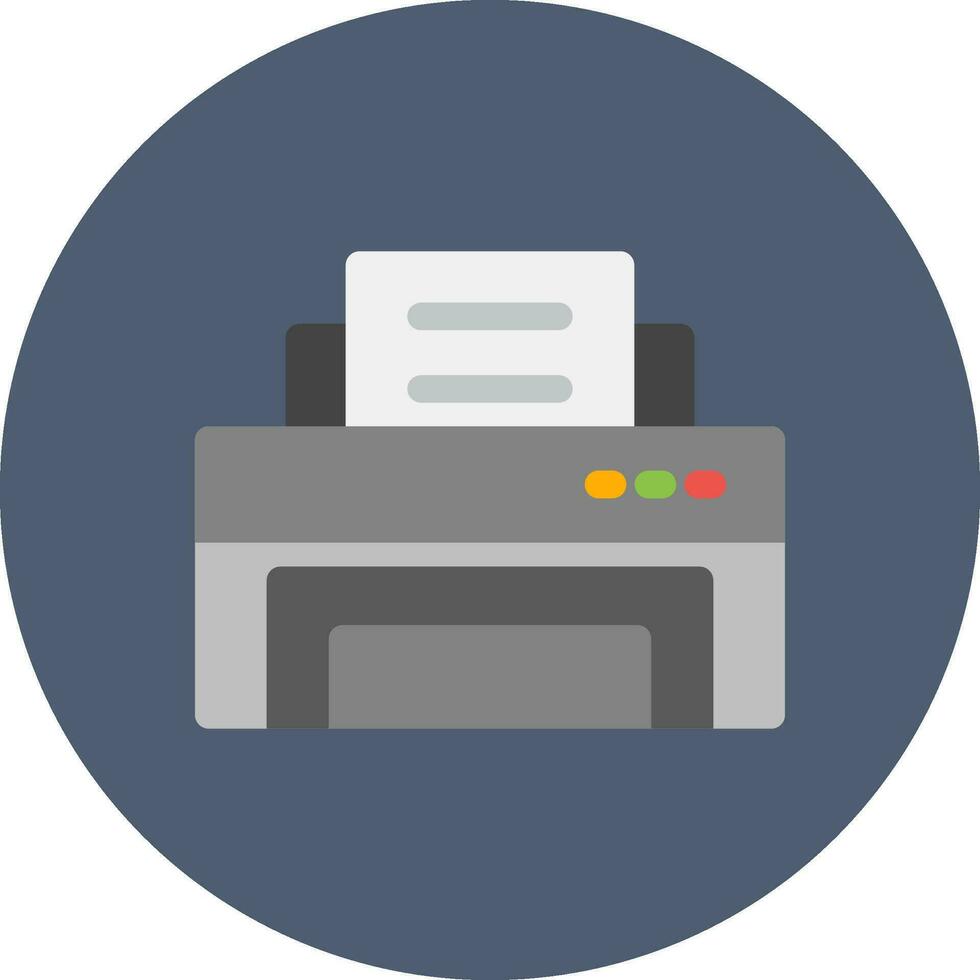 printer creatief icoon ontwerp vector