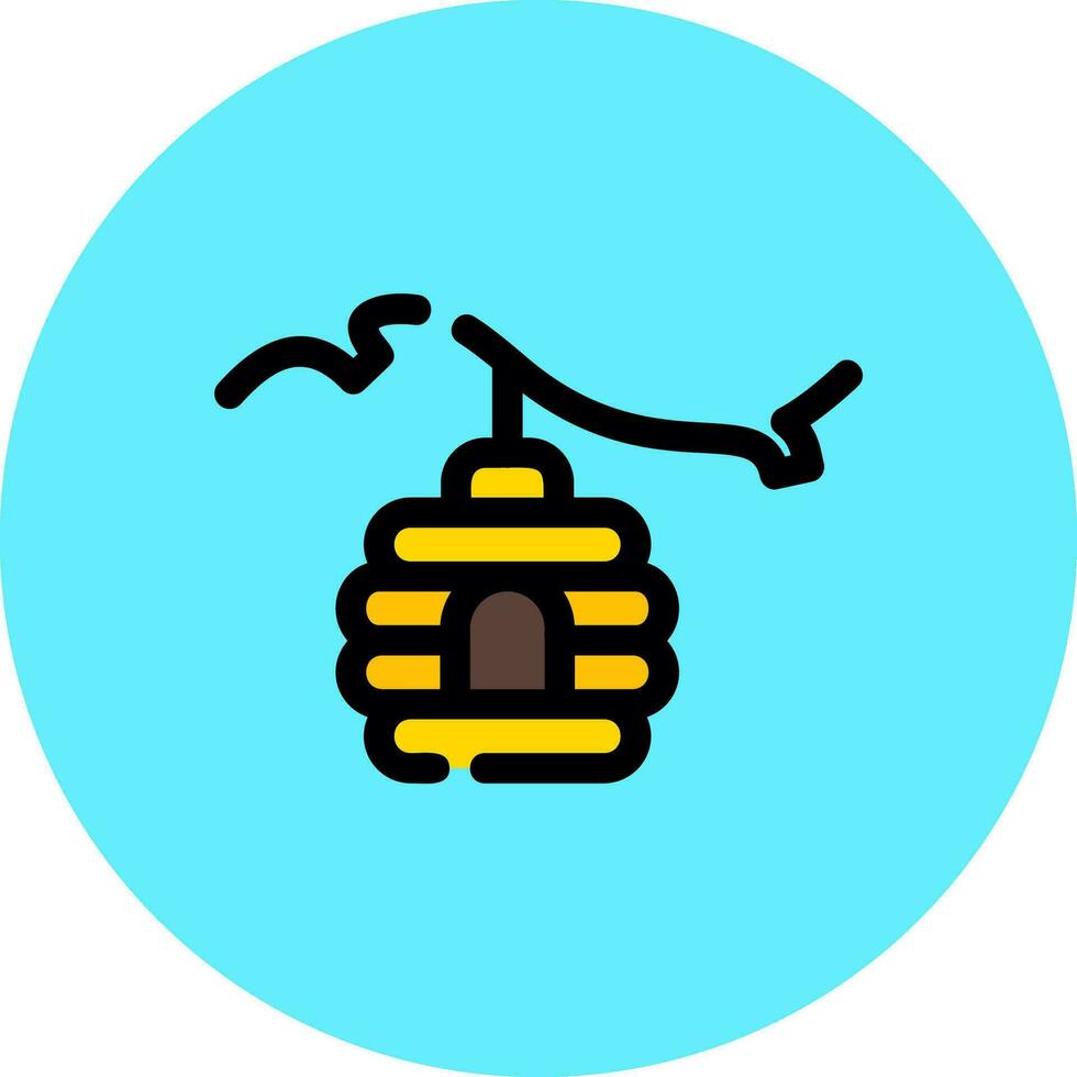 bijenkorf creatief icoon ontwerp vector