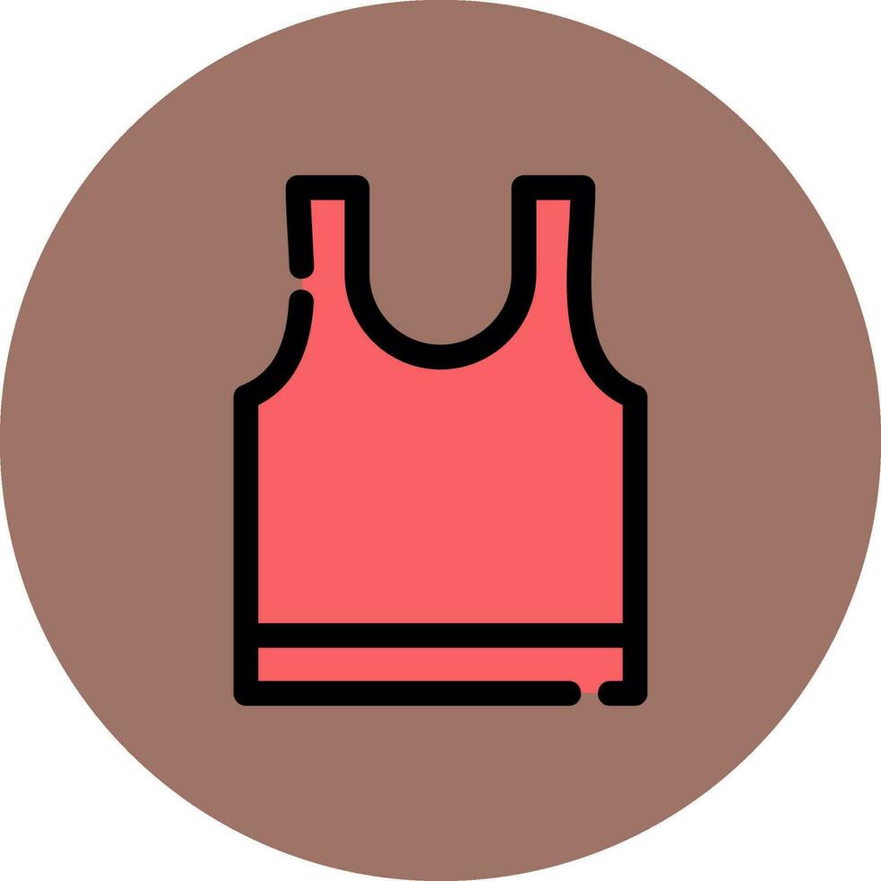 tank top creatief icoon ontwerp vector