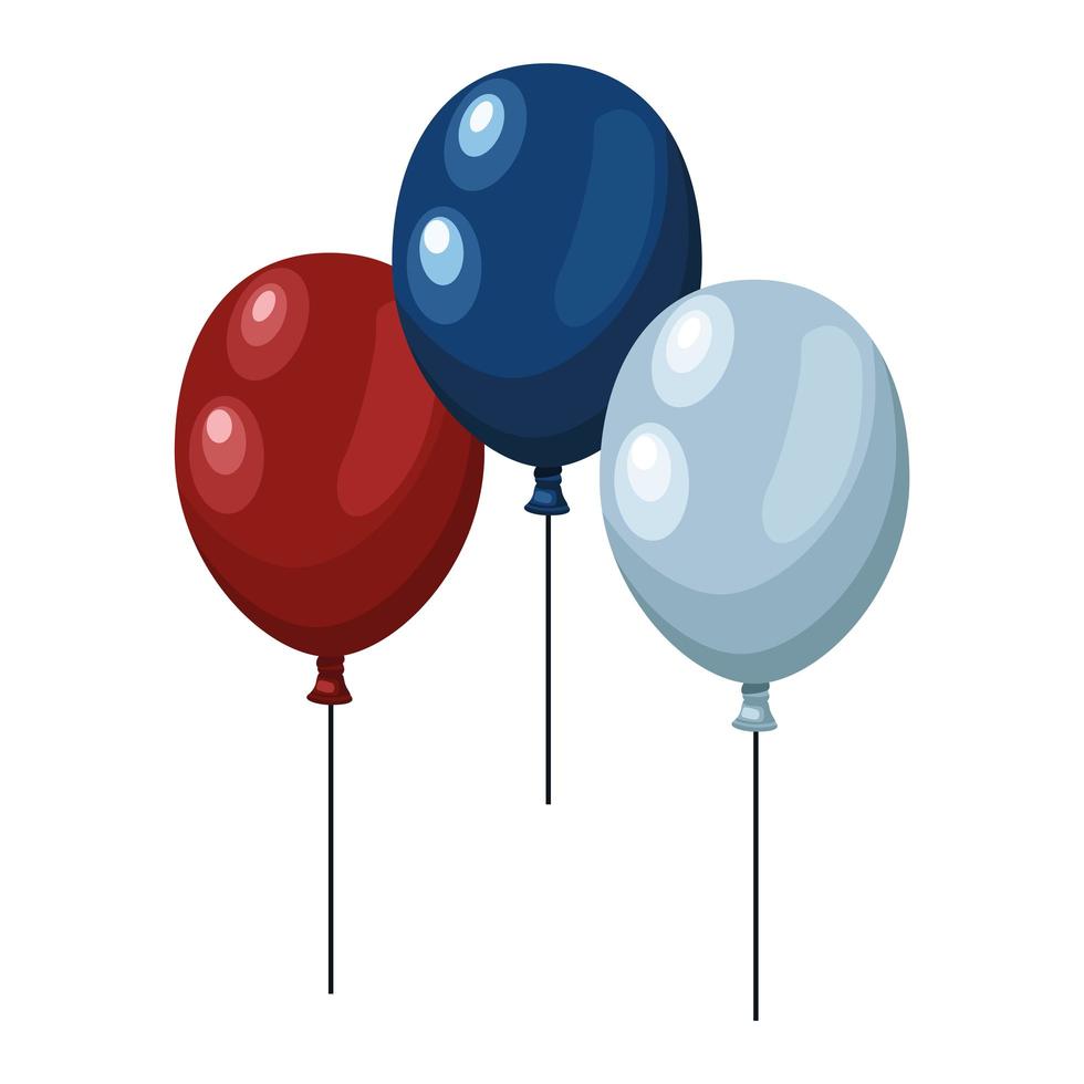 franse ballonnen helium vector