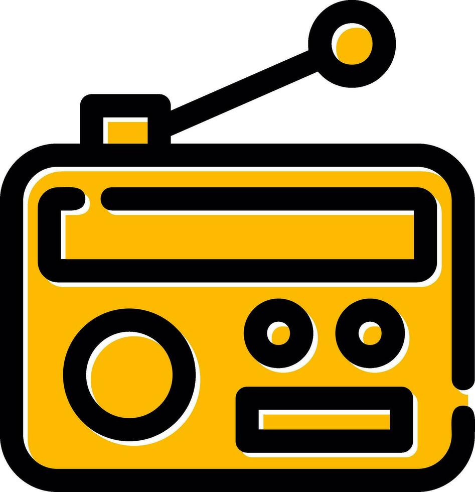 radio creatief icoon ontwerp vector