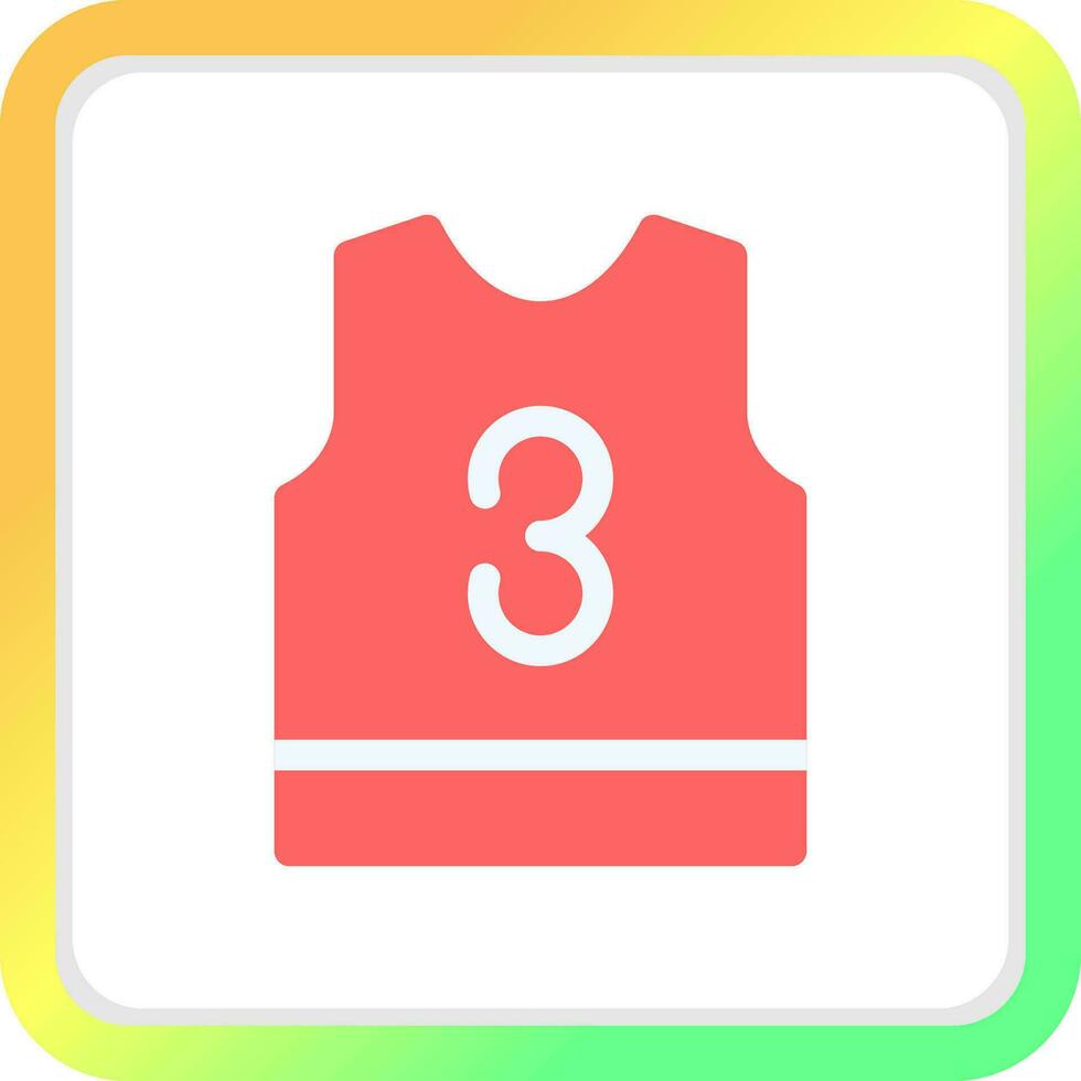 basketbal Jersey creatief icoon ontwerp vector