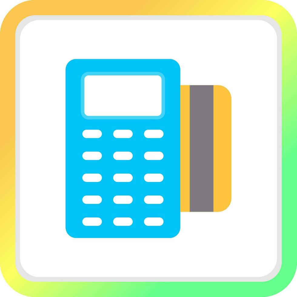 pos terminal creatief icoon ontwerp vector