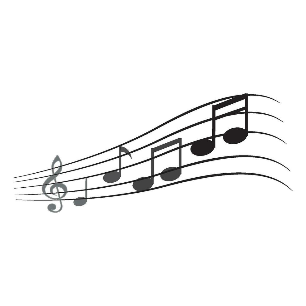 musical Notitie icoon vector