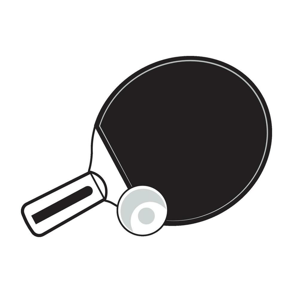 tafel tennis icoon logo vector ontwerp sjabloon