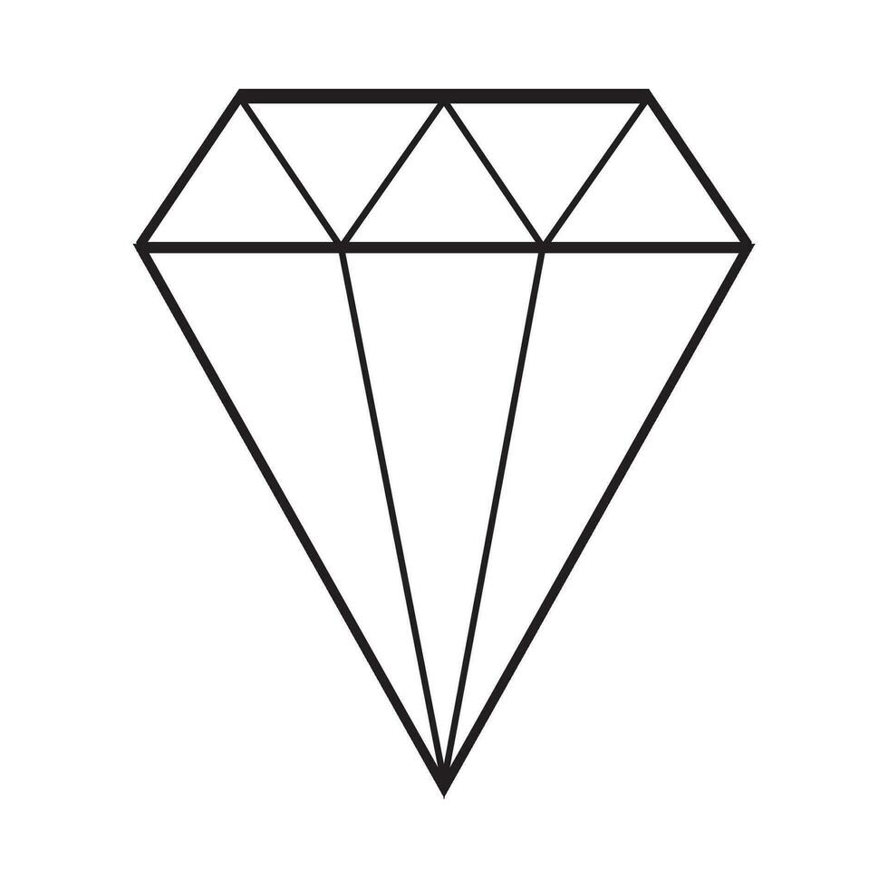 diamant icoon logo vector ontwerp sjabloon